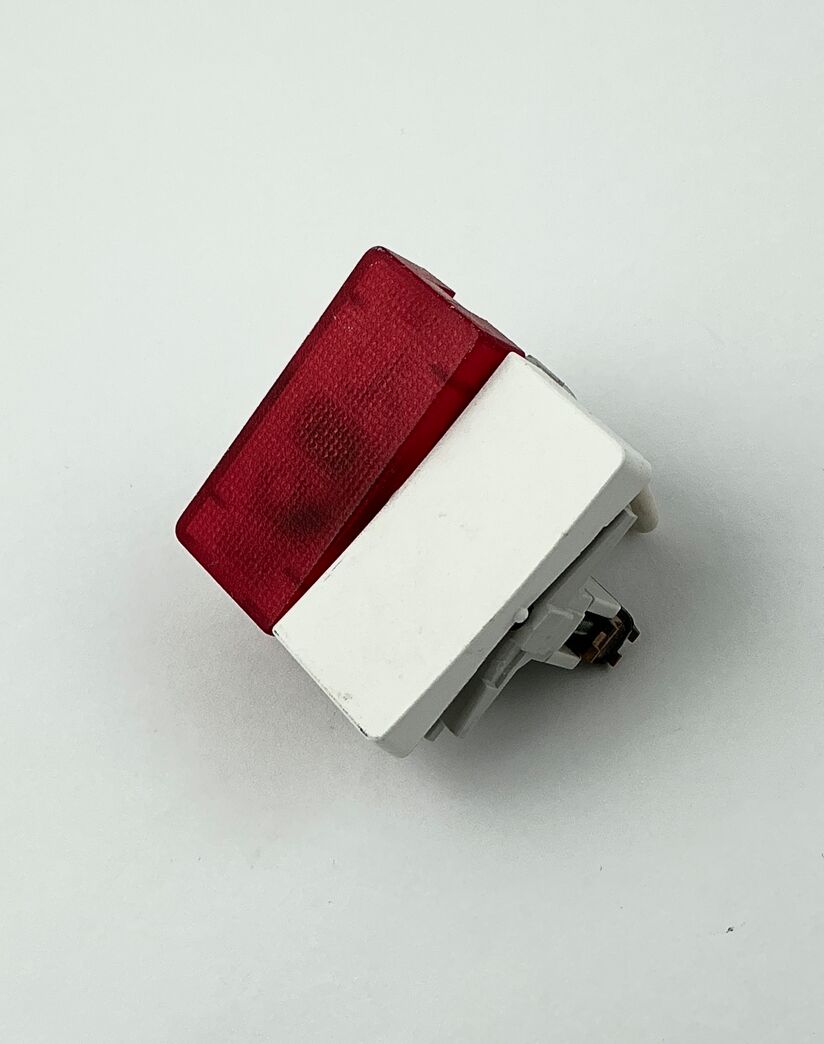 LK FUGA – Afbryder 1-polet rød - trappetryk
