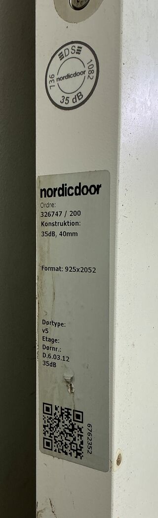 35db lyddør M10 fra Nordicdoor