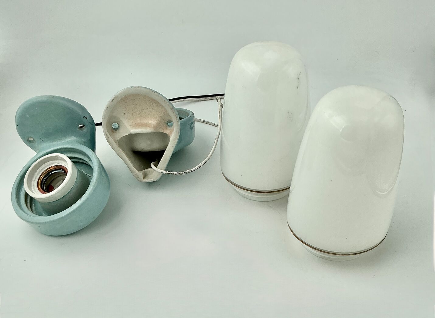 Porcelænslampe sæt