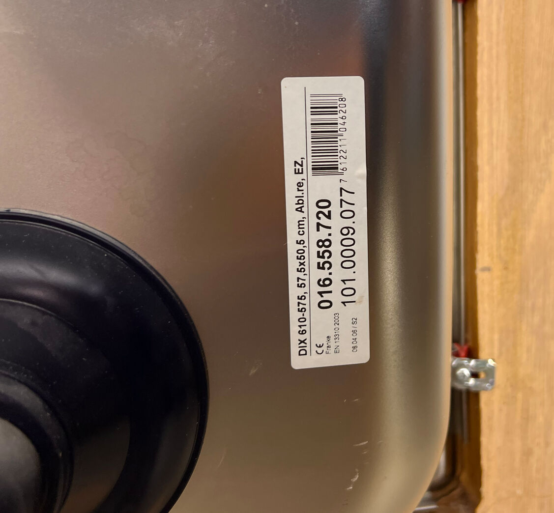 Køkkenbordsplade med vask - 298 cm