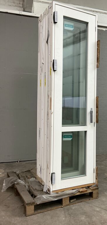 Smal terrassedør med energiglas