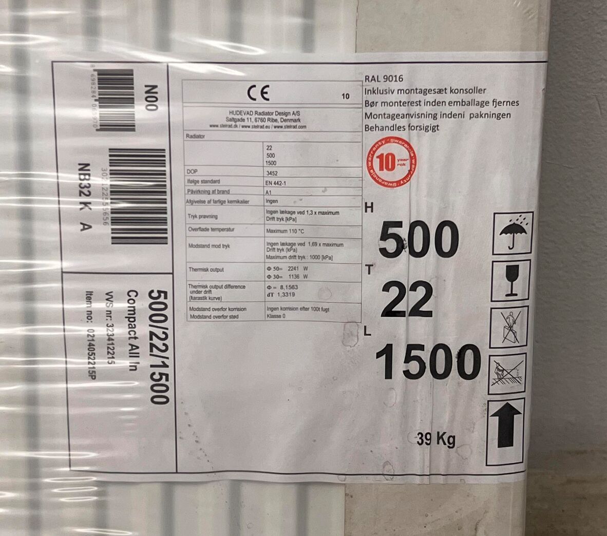 Helt ny radiator