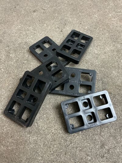 Kasse Harpun justerbrik sort 10  mm medium - 500 stk