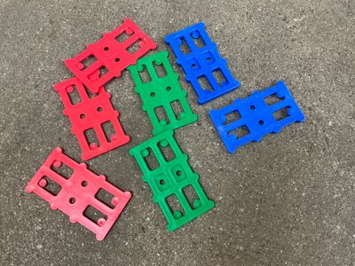 3 kasser med Harpun justerbrik 2-3 og 5 mm - ca 750 stk