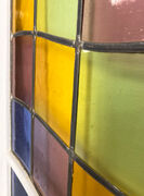 Dobbelt skabslåge med blyindfattet ruder