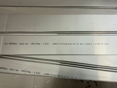 Varmefordelingsplader Ø16x2mm - 40 stk