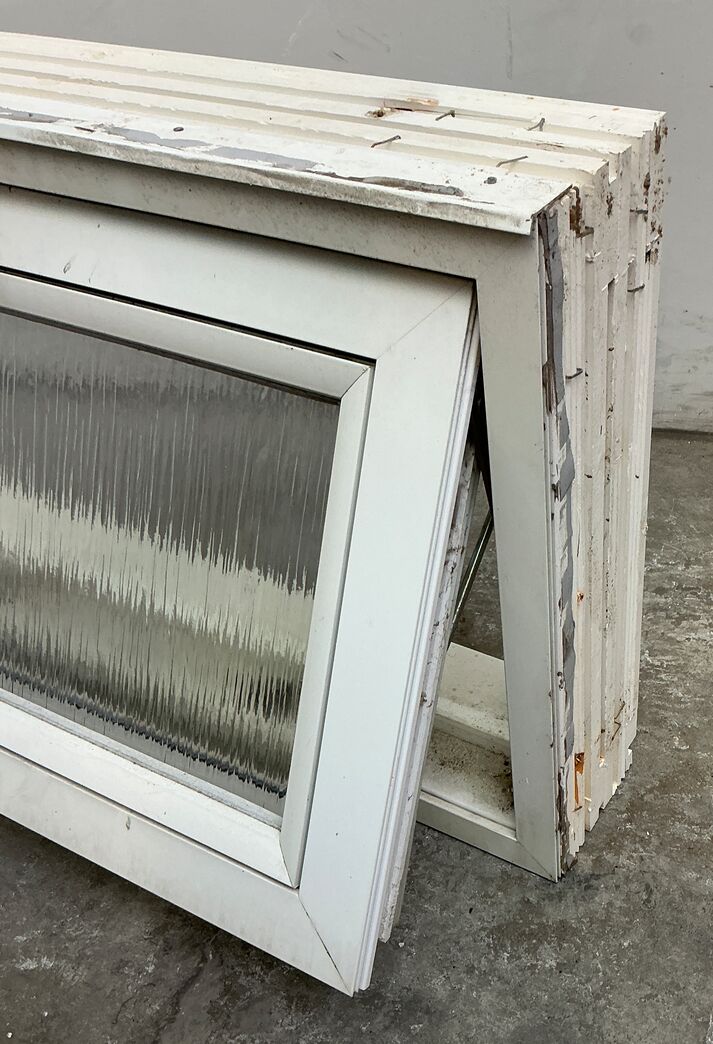 Termovindue med cotswold glas - 106 cm