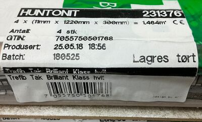 Træfiber Loftsplader - Brilliant Klass 14,64m2