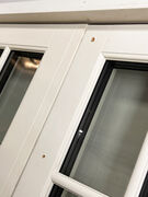 Dobbelt terrassedør med karm