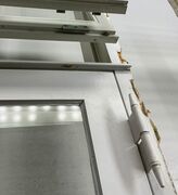 Splitten kan mangle ved de koblede rammer.