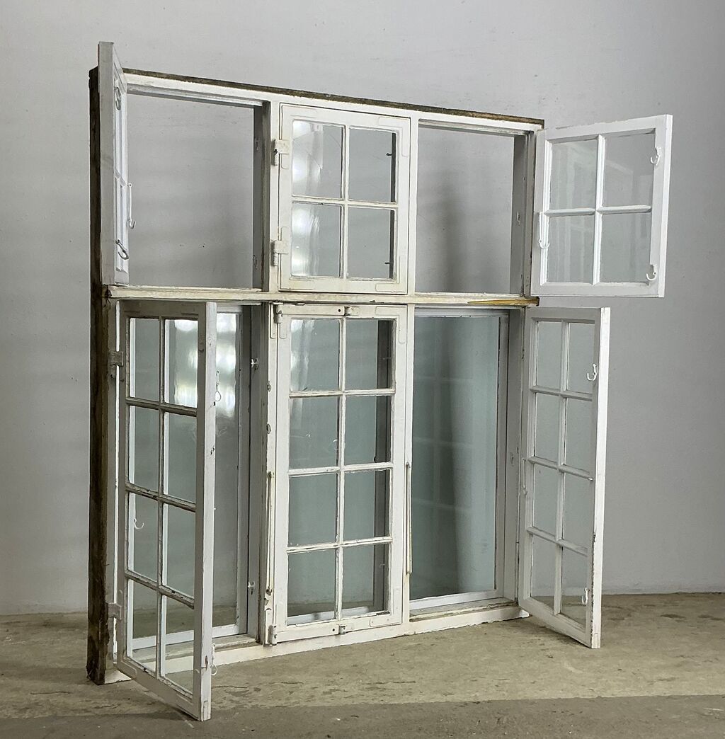 Sprossevindue i 3-fag