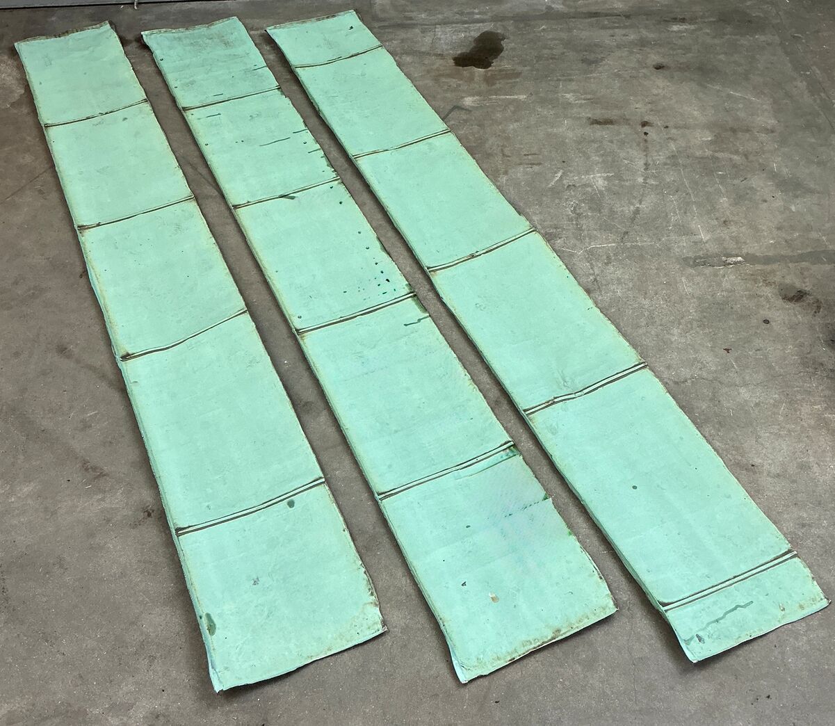 Irret kobberplade 59x430/450 cm