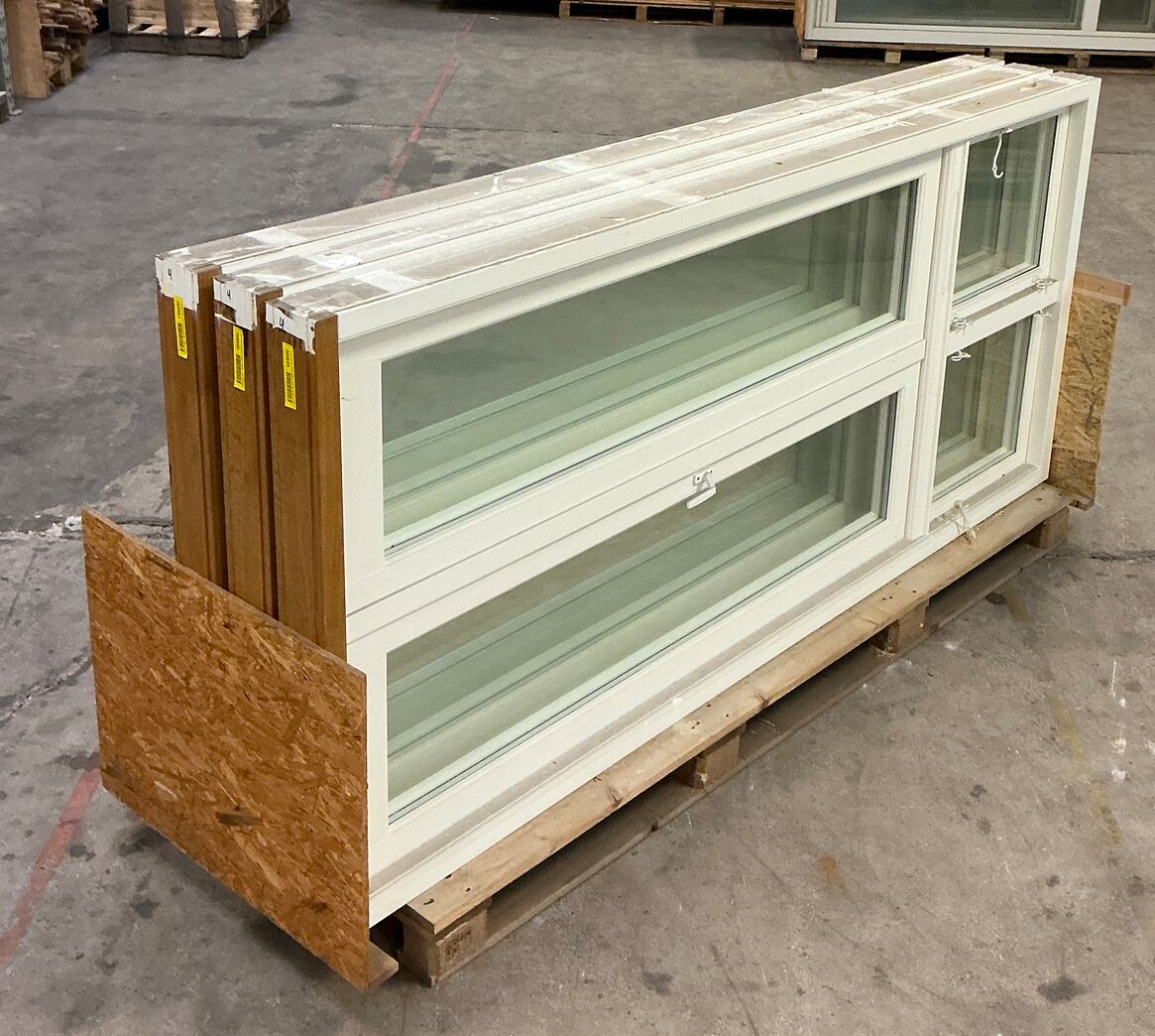 Terrassedør med koblet ramme - 259,8 cm