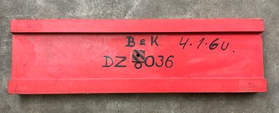 Støbeform fra Holbæk Jernstøberi