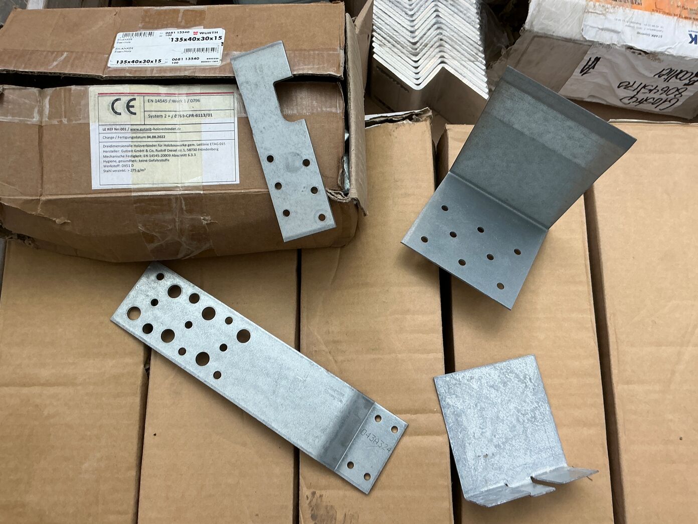 Samlet parti - Vinkler og Plader