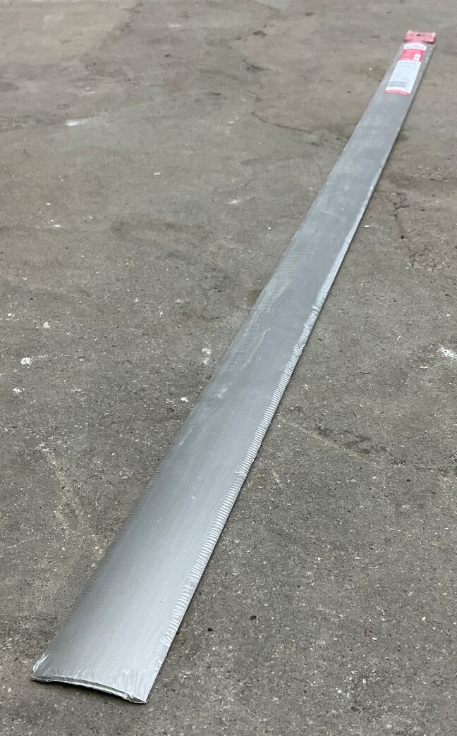 Selvklæbende overgangsliste - Rustfri - 1m