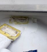 Corian bordplade med rund vask