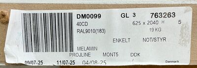 M7 Skydedør m/glas - u/skinne