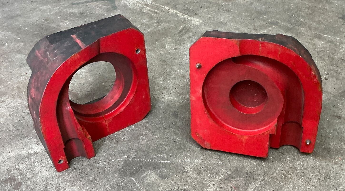 Støbeform fra Holbæk Jernstøberi