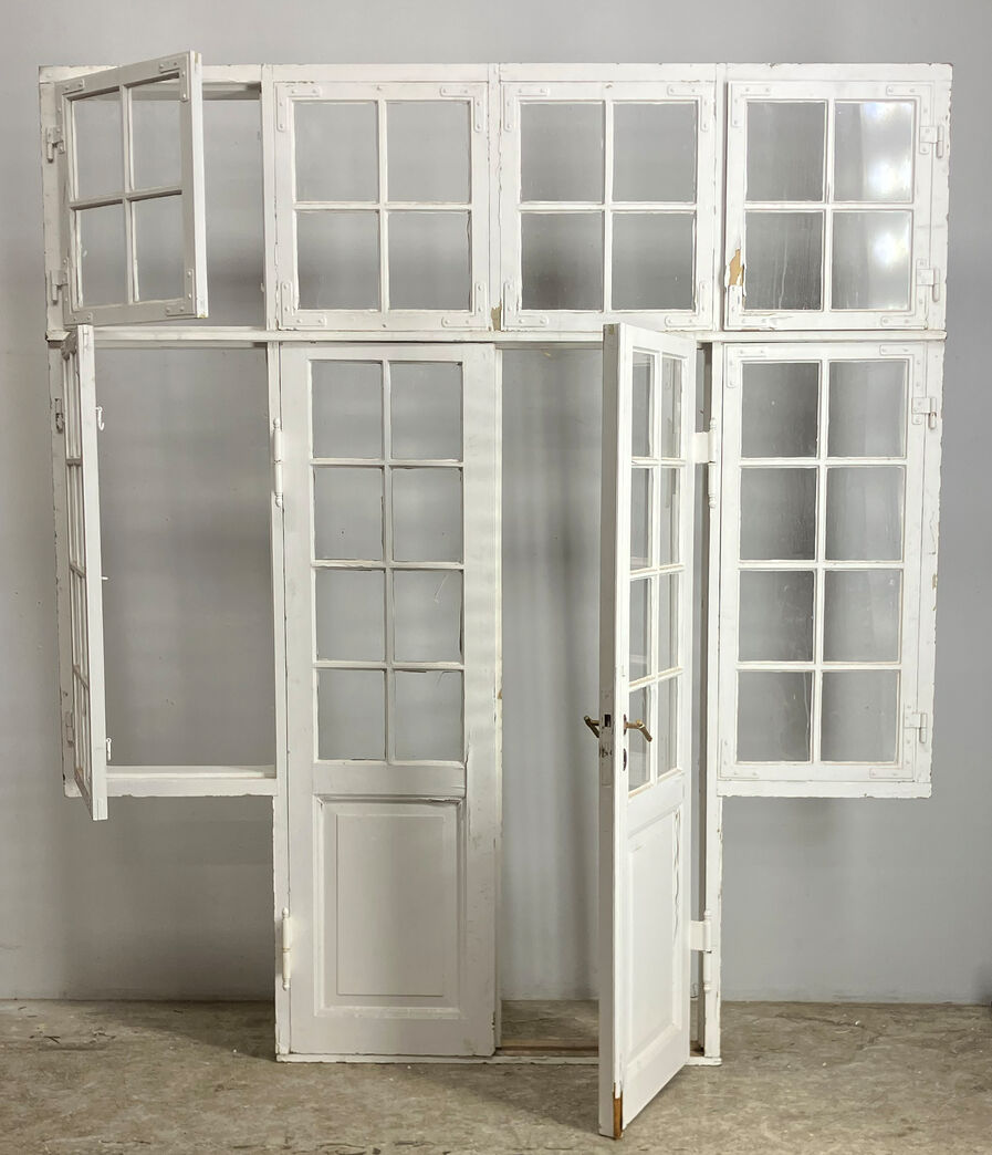 Havedørsparti med karm