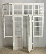 Havedørsparti med karm