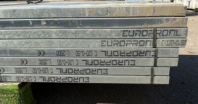 88 stk Stållægte 120/55-0,5 L:2500 mm