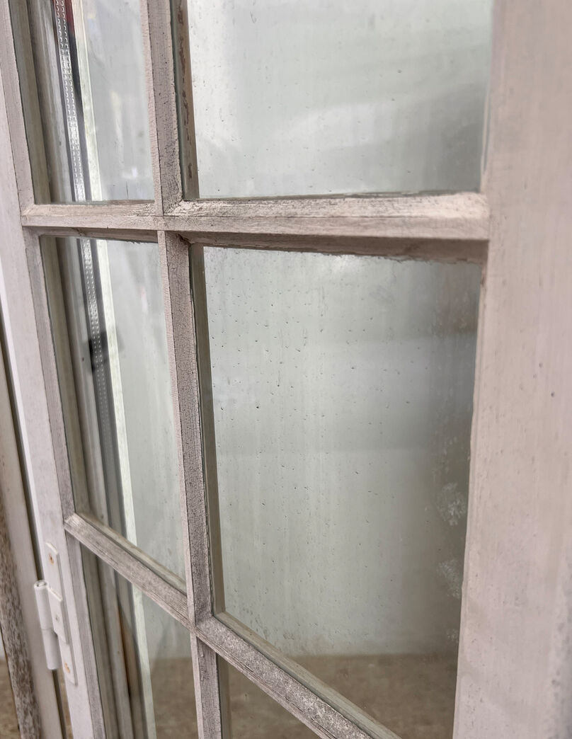 Sprossevindue med koblet ramme