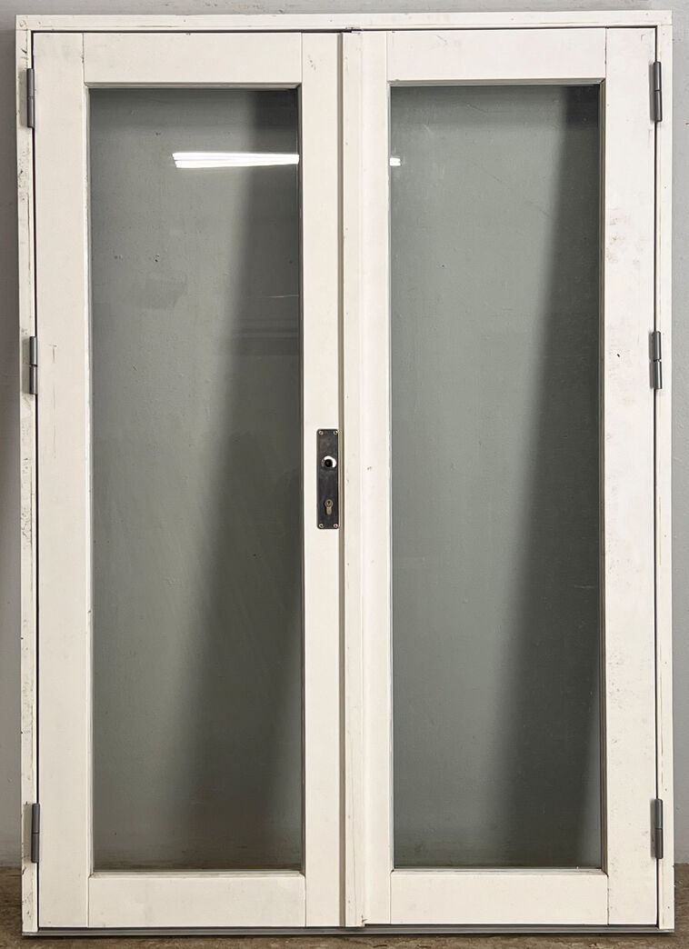 Dobbelt terrassedør med karm