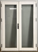 Dobbelt terrassedør med karm