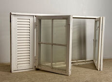 Bøjsø sprossevindue med koblede rammer