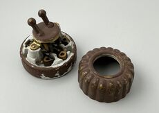 Messing krone afbryder riflet