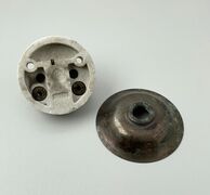 Messing afbryder 1-pol