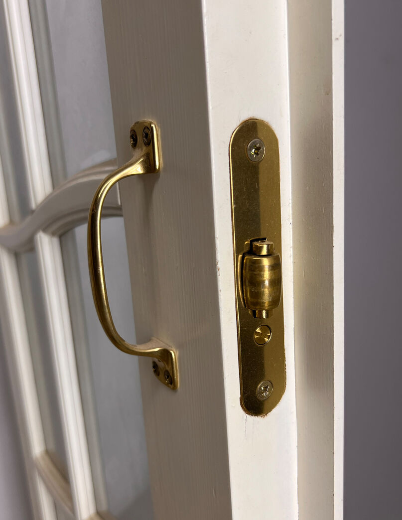 Fransk dør med karm