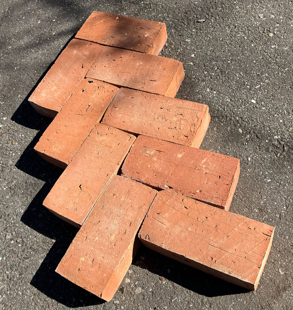 Rød belægningstegl - Munkesten