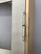 Fyldningsdør med glas og karm