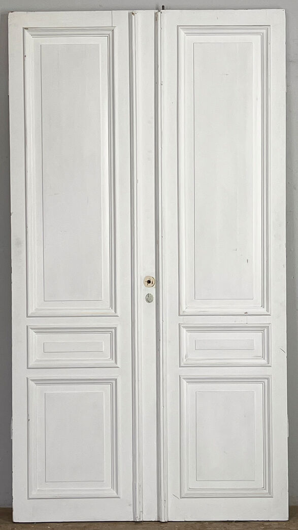 Dobbelt fløjdør med karm