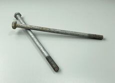 Stålbolte 10x200 – varmforzinkning – med sekskanthoved