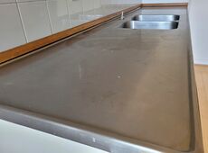 Malet komplet 60'er køkken