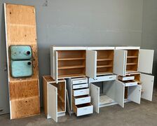 Komplet 60'er køkken, malet