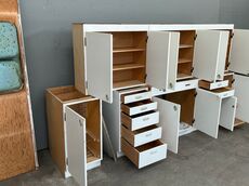 Komplet 60'er køkken, malet