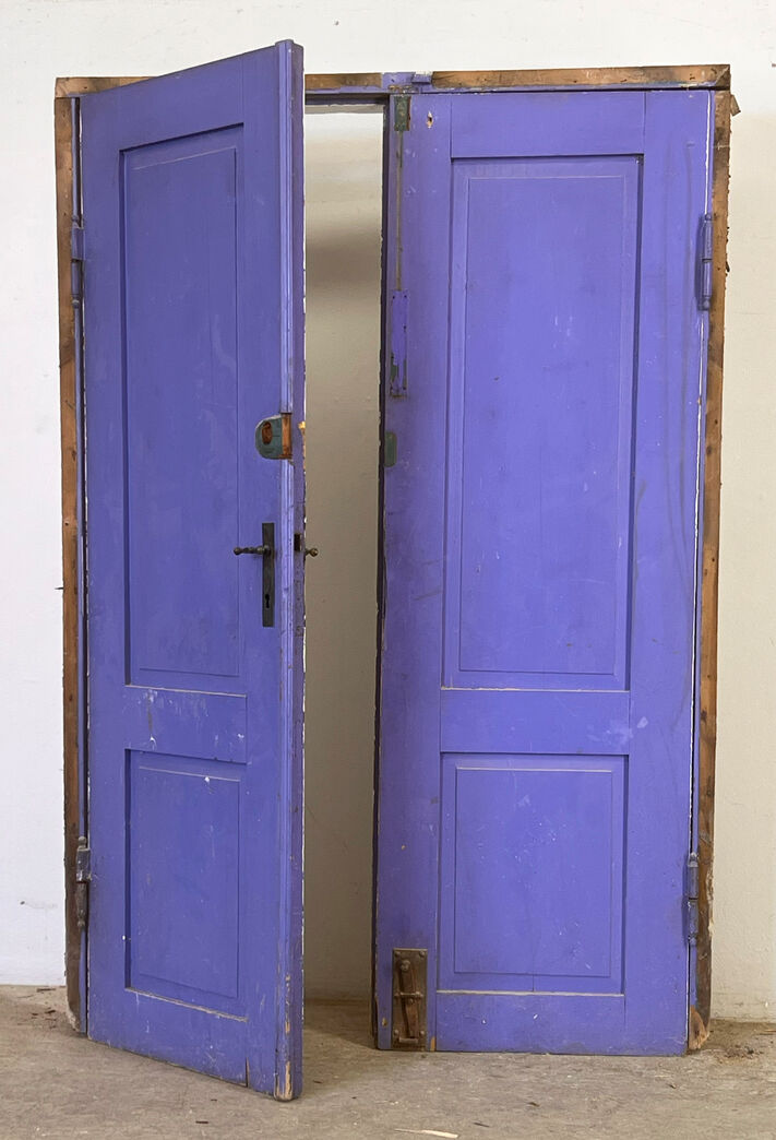 Dobbelt fyldningsdør med karm