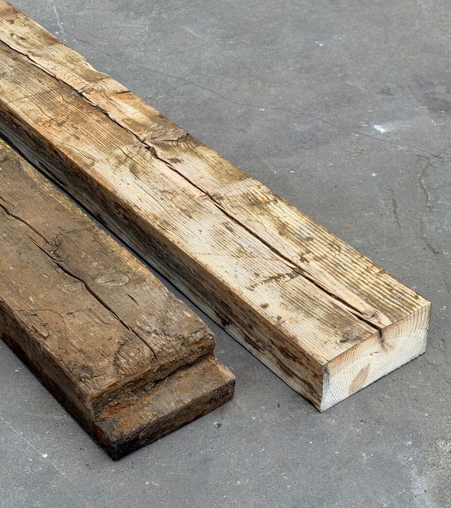 Lærketræ fra skibsdæk, 80-120 cm