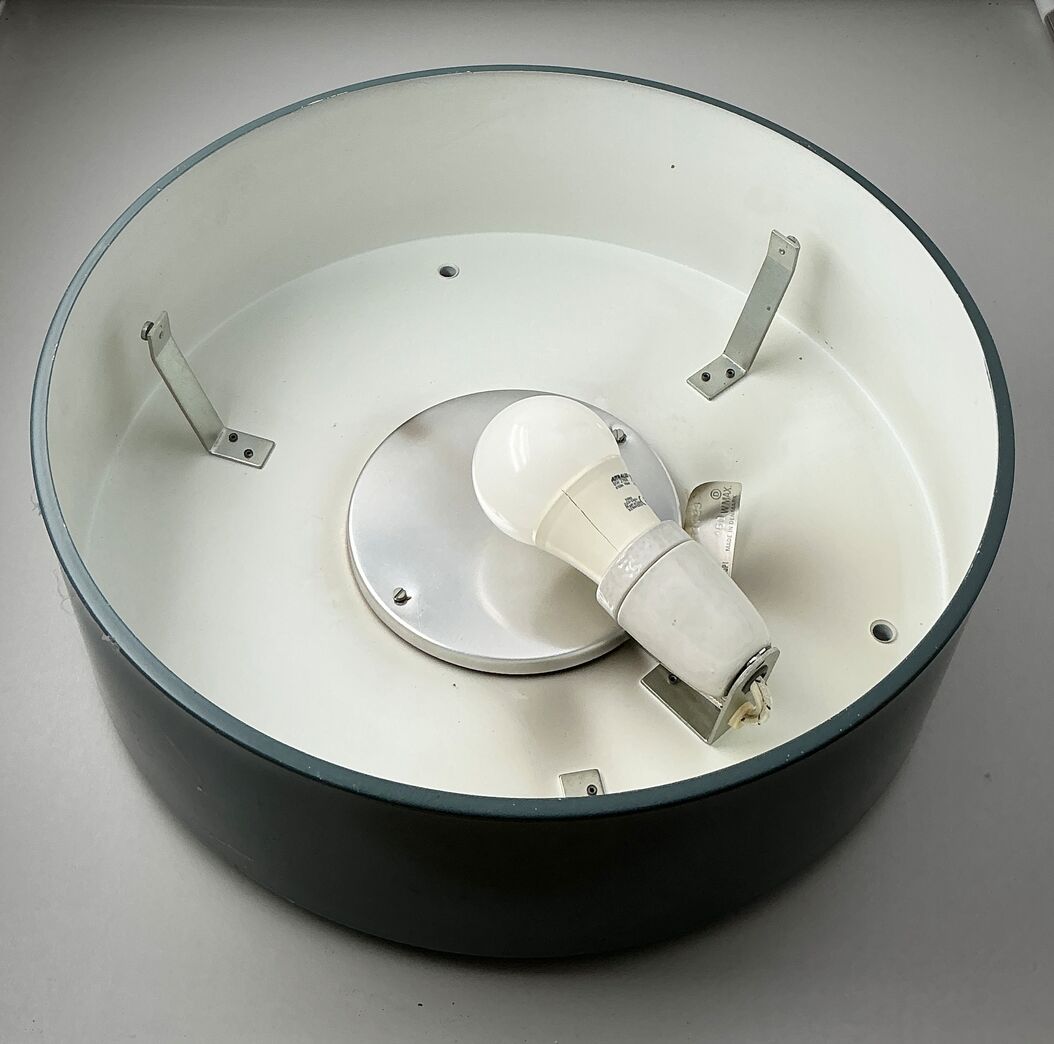 Fog og Mørup plafond lampe fra 1970 m/uoriginal skærm