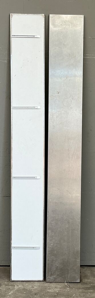 Stålplade hylder 30 x 235 cm