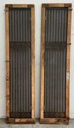 2 stk. Skabsdøre/Radiatorskjulere i ædeltræ