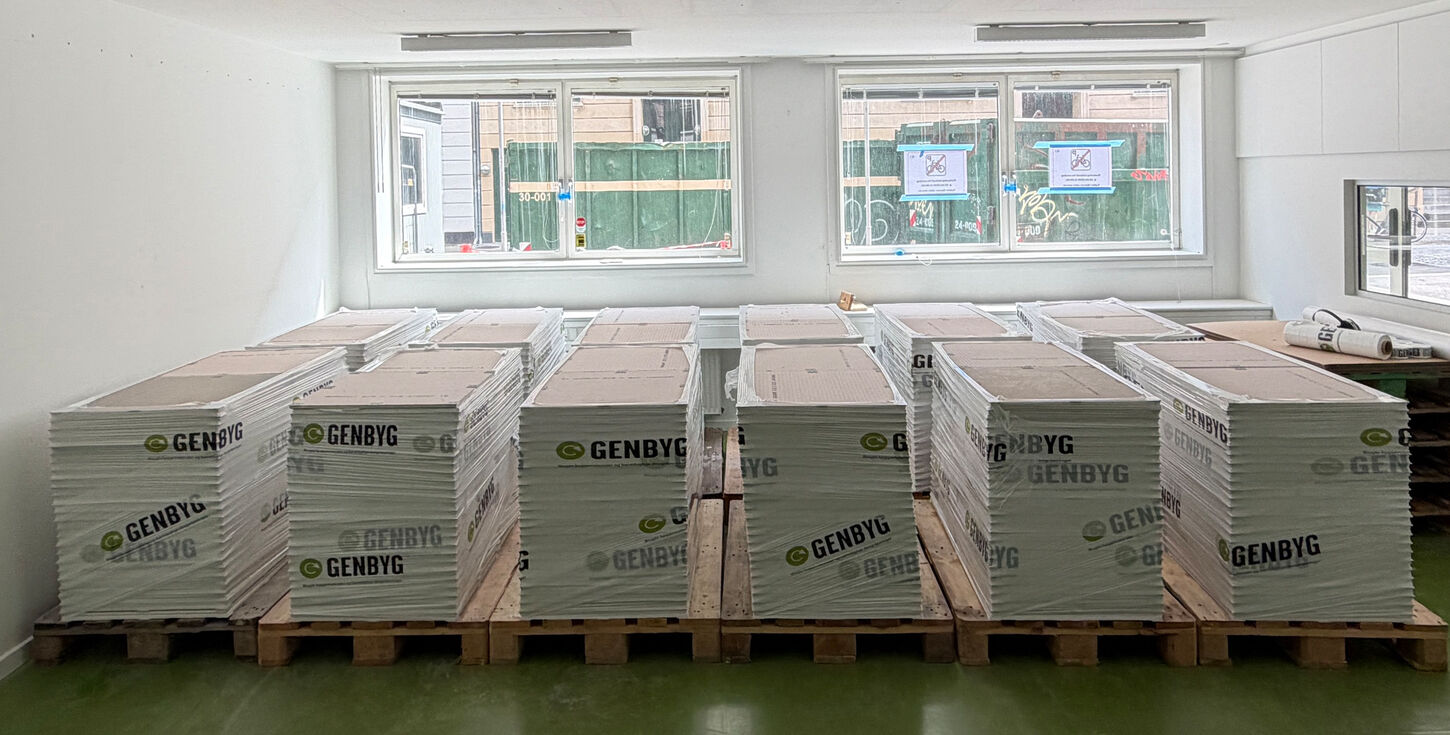 Gips akustikloft 57,5x57,5x12,5 cm