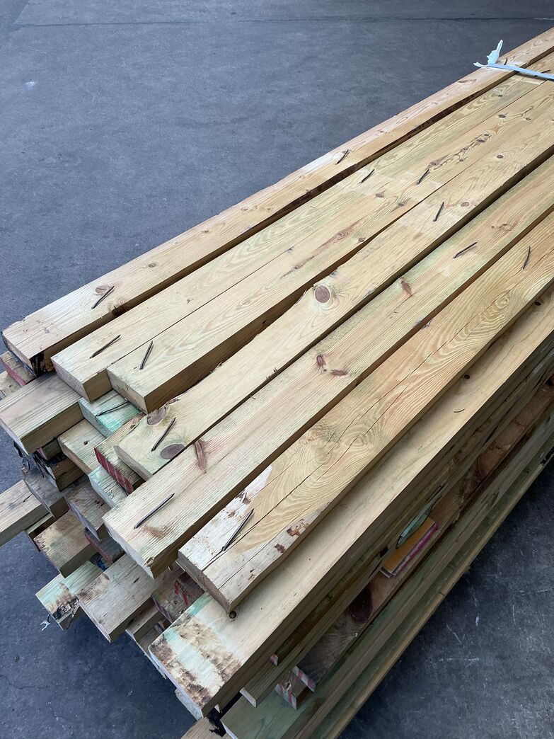 Imprægneret Reglar 45 x 95 mm - 104 stk