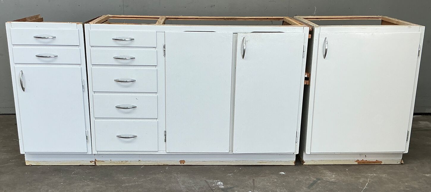 3 Køkkenmoduler fra 60'erne