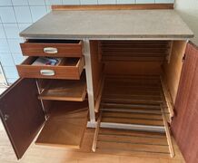 Original 60'er køkken med terrazzoplade