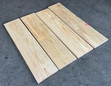 Gulvplanke i Pitch Pine - 27 cm bredde